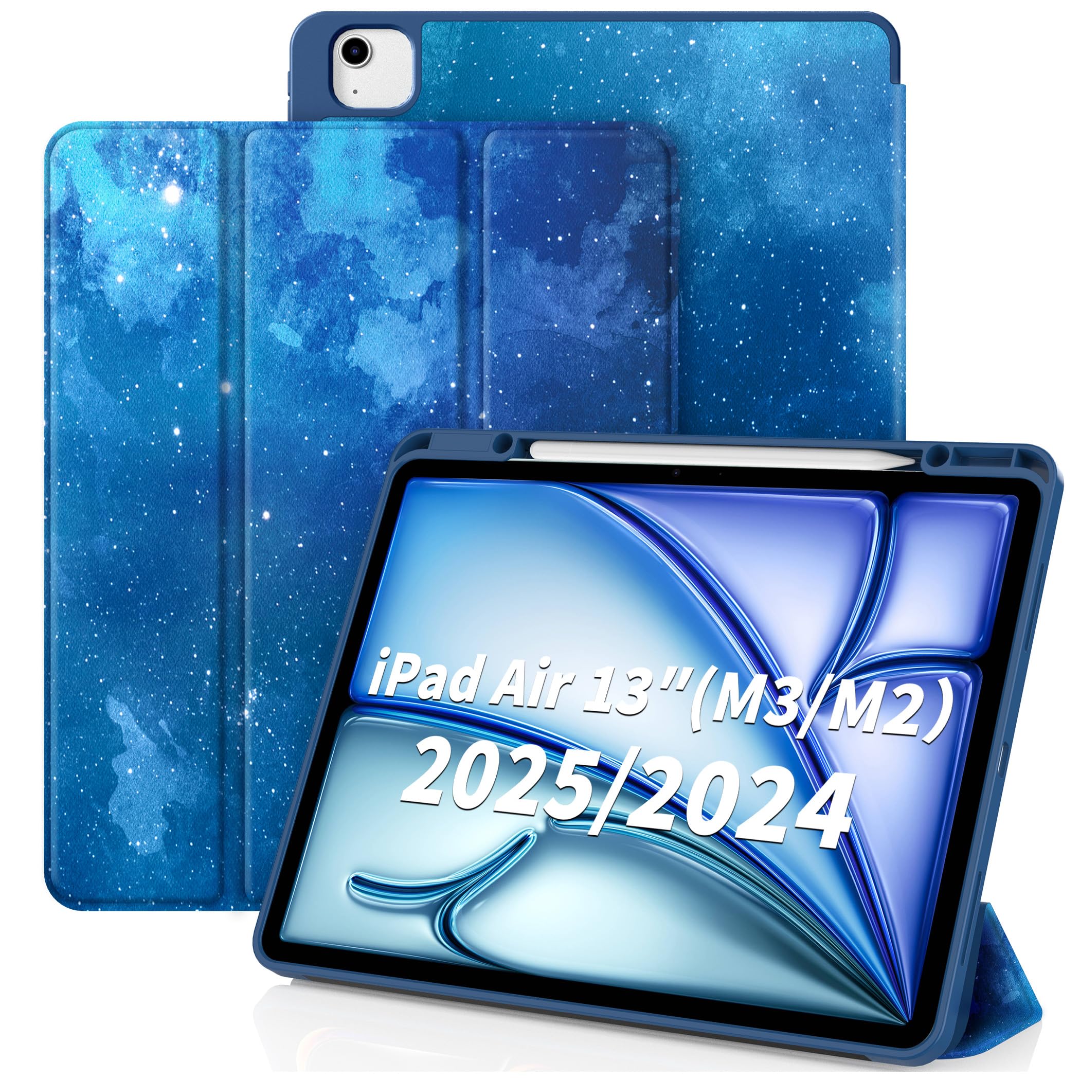 TiMOVO Custodia Per IPad 11a Gen (A16) 2025 E IPad 10a Gen 2022 – Verde Notte Con Portapenne E Supporto - 4